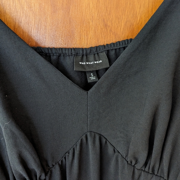 Who What Wear Black Maxi Sleeveless Dress | Size Small - Picture 6 of 11